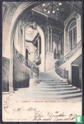 Nancy - Escalier de l'Hôtel de Ville