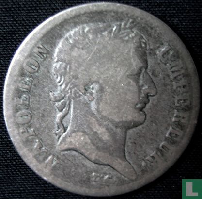 France 1 franc 1813 (Utrecht) - Image 2