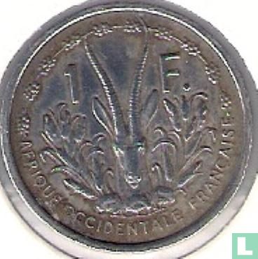 Afrique occidentale française 1 franc 1948 - Image 2