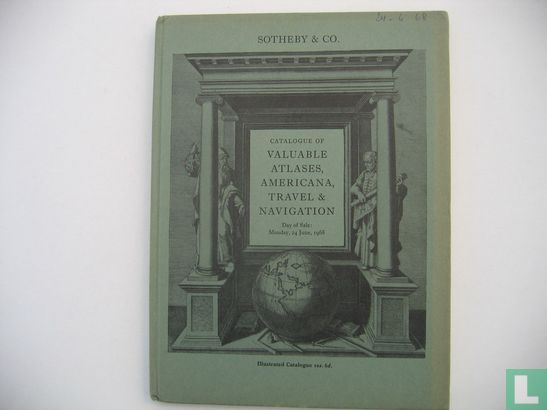 Catalogue of Valuable Atlases, Americana, Travel & Navigation - Image 1