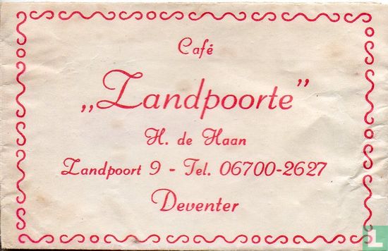 Café "Zandpoorte" - Bild 1