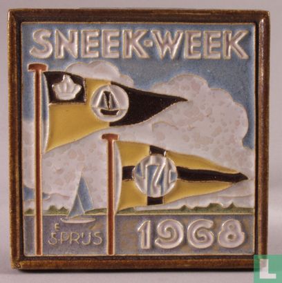 SNEEK-WEEK SCZ 5e prijs 1968 Sneker Zeil Club