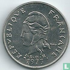 Polynésie française 20 francs 1973 - Image 1