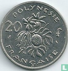 Polynésie française 20 francs 1973 - Image 2