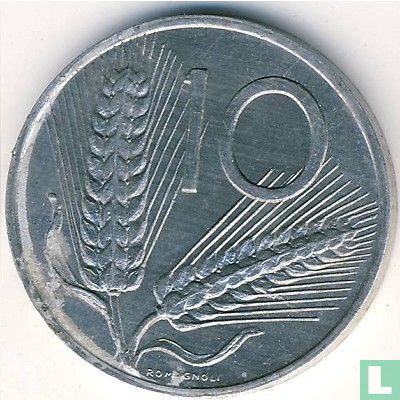 Italy 10 lire 1986 - Image 2