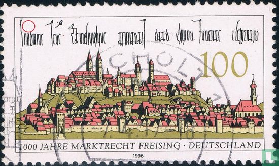Marktrechten voor Freising 100 jaar