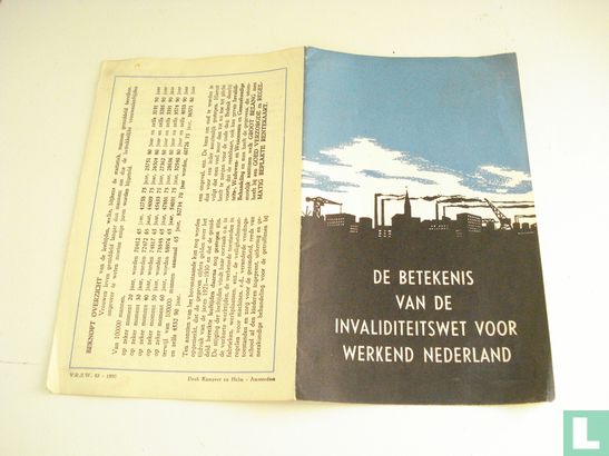 Invaliditeitswet voor Nederland 1950 - Bild 1