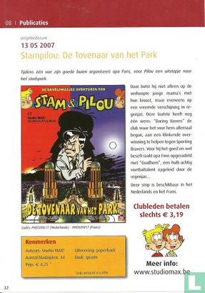 Phila strips: Stam & Pilou - De tovenaar van het park
