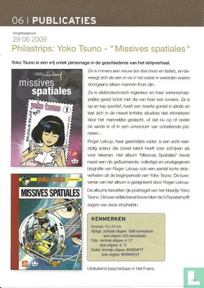 Phila strips: Yoko Tsuno - Missives Spatiales