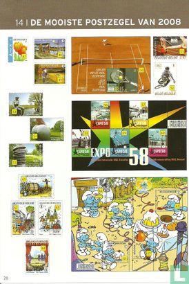 Phila strips: Smurfen - De mooiste postzegel van 2008