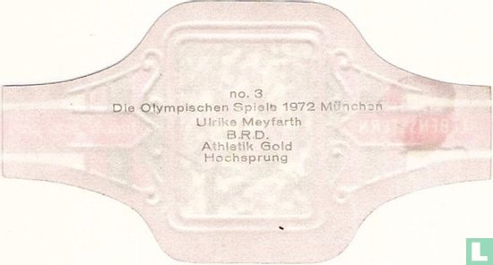 Ulrike Meyfarth, B.R.D., Athletik Gold, Hochsprung - Afbeelding 2