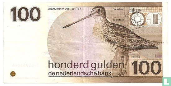 100 florin neerlandais - Image 1