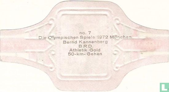 Bernd Kannenberg, B.R.D., Athletik Gold, 50-km-Gehen - Afbeelding 2