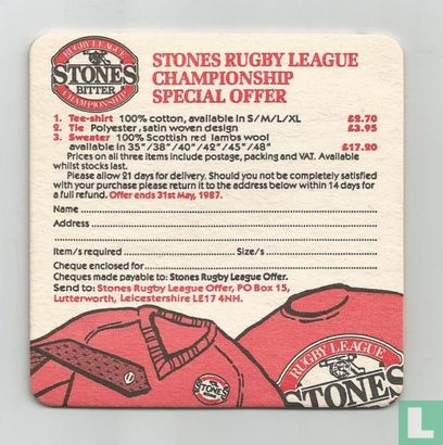 Stones rugby league - Afbeelding 1