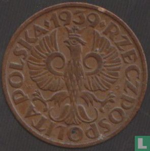 Poland 2 grosze 1939 - Image 1