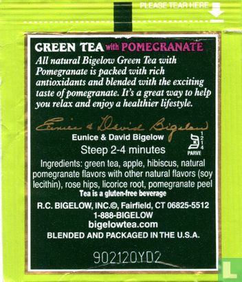 Green Tea with Pomegranate - Afbeelding 2