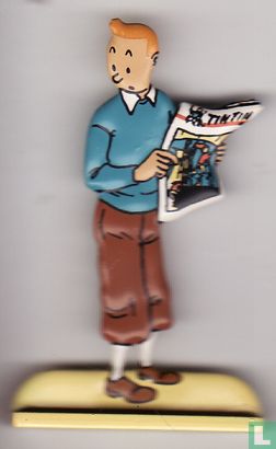 Kuifje leest Tintin - Afbeelding 1