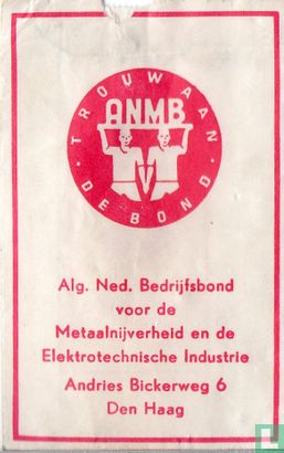 ANMB - Alg. Ned. Bedrijfsbond voor de Metaalnijverheid en de Elektrotechnische Industrie - Afbeelding 1