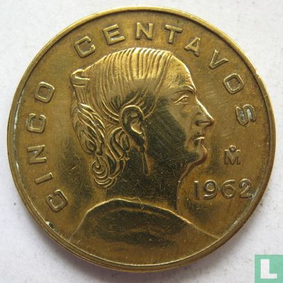 Mexico 5 centavos 1962 - Image 1