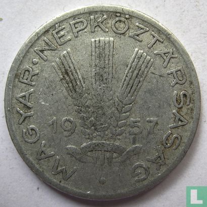 Hongarije 20 fillér 1957 - Afbeelding 1