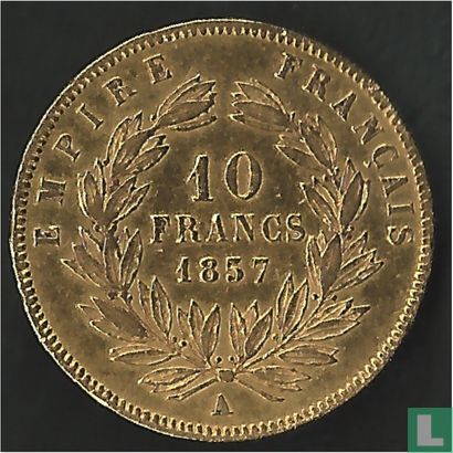 Frankreich 10 Franc 1857 - Bild 1