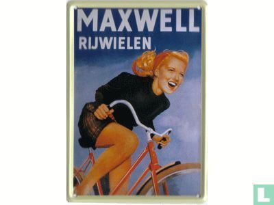 Maxwell Rijwielen - Reclamebord van blik