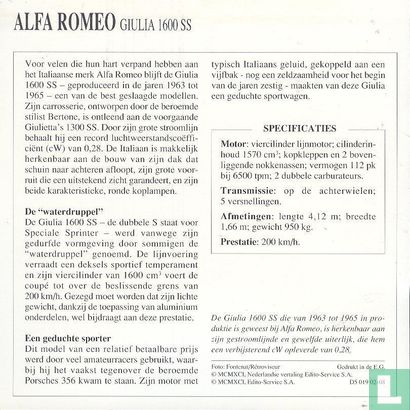 Alfa Romeo Giulia 1600 SS - Afbeelding 2