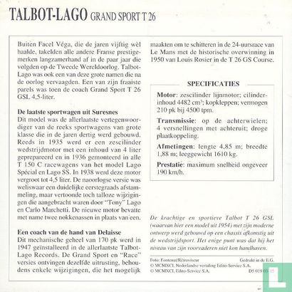 Talbot-Lago Grand Sport T 26 - Afbeelding 2