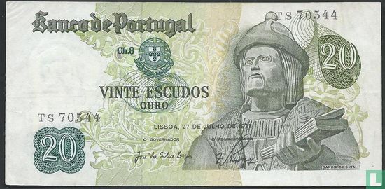 Portugal 20 escudos - Image 1