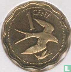 Belize 1 cent 1975 "Swallow-tailed kite" - Image 2