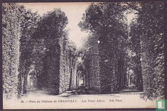Parc du Chateau de Chantilly - Les Trois Allees