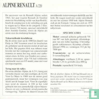Alpine Renault A 220 - Afbeelding 2