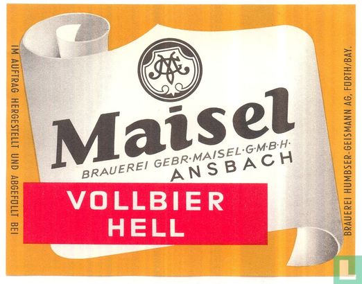 Maisel Vollbier Hell