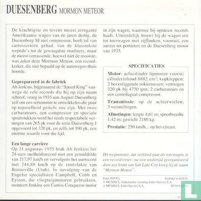 Duesenberg Mormon Meteor - Afbeelding 2
