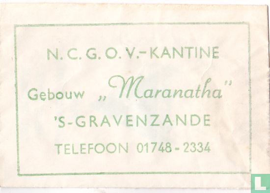 N.C.G.O.V. Kantine Gebouw "Maranatha" - Afbeelding 1
