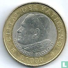 Vaticaan 1000 lire 2001 - Afbeelding 2