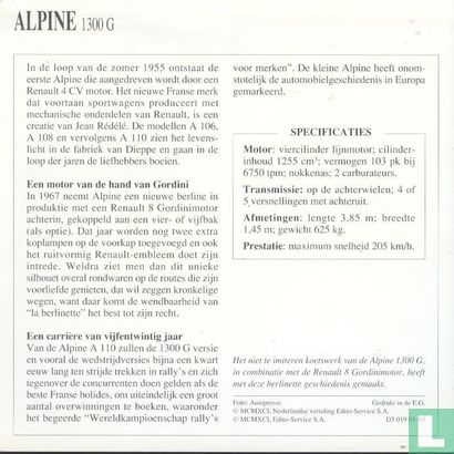 Alpine 1300 G - Afbeelding 2