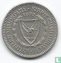 Cyprus 50 mils 1977 - Afbeelding 1
