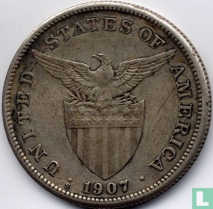 Philippines 1 peso 1907 - Image 1