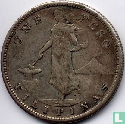 Philippines 1 peso 1907 - Image 2