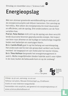 Science Café Eindhoven - Energieopslag - Afbeelding 2