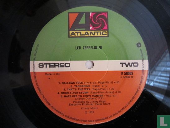 Led Zeppelin III - Bild 3