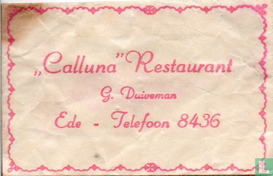 "Calluna" Restaurant - Afbeelding 1