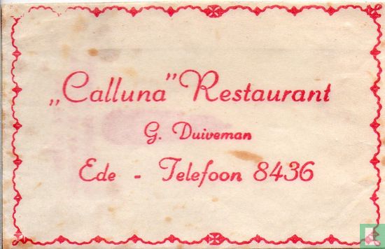"Calluna" Restaurant - Image 1