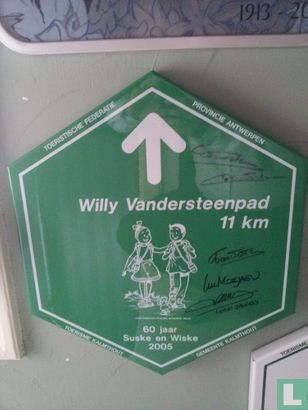 Suske en Wiske bord - Willy Vandersteen pad