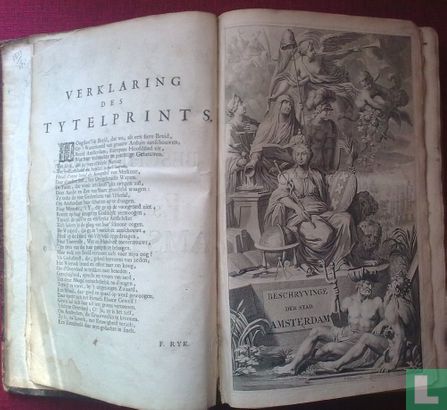Beschryvinge van Amsterdam zynde een naukeurige verhandelinge van desselfs eerste oorspronk uyt den huyse der Heeren Van Amstel en Amstellant ...tot den jare 1691 - Image 1