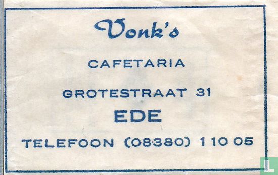 Vonk's Cafetaria - Image 1