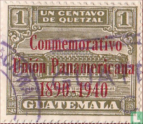 Main post office with overprint