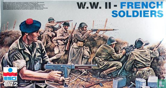 WWII Franse Soldaten - Afbeelding 1