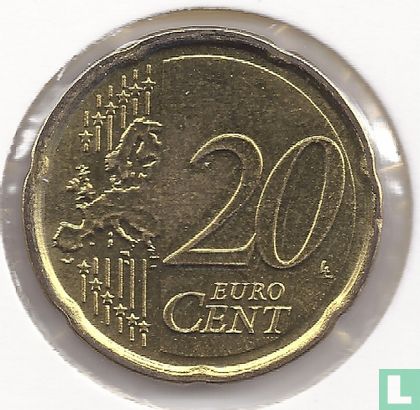 Belgien 20 Cent 2008 - Bild 2